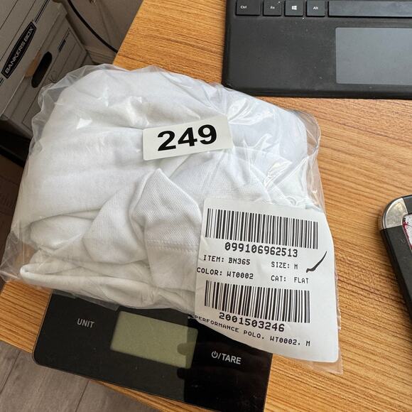 J.Crew Performance Polo Shirt Mens M White Pullover Coolmax Short Sleeve Stretch - Picture 8 of 8